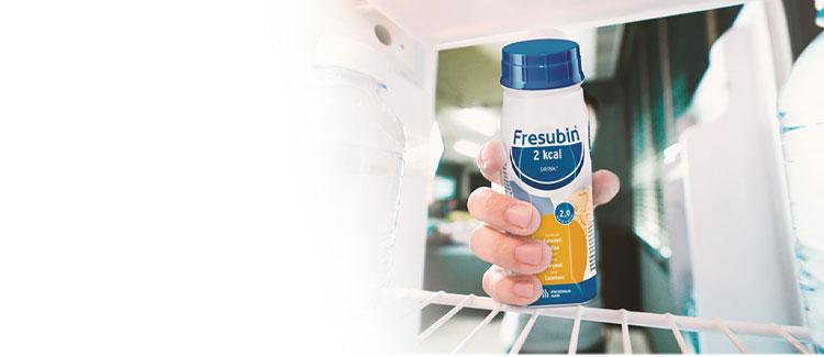 fresubin and fridge